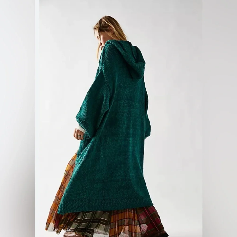 🆕 NWT Free People Crofter Cardigan in Alpine Trail - Size XS - Picture 2 of 11
